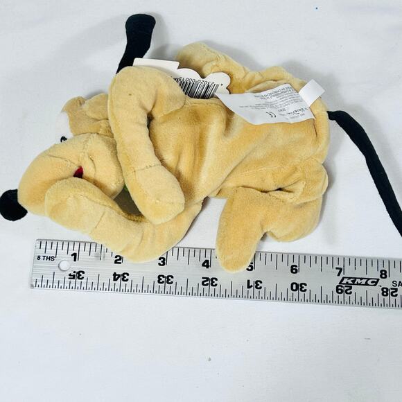 Disney Store 8” Plush Beanie Bag Mickey Goofy Pluto Lot Of 4 New With Tags - Picture 7 of 16